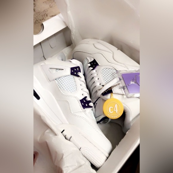 Jordan Shoes - Purple Jordan 4s